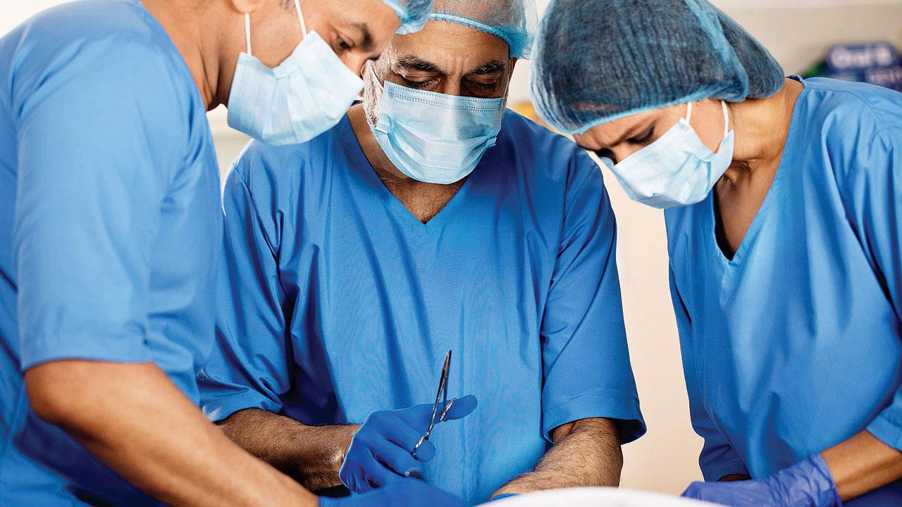 Doctors operated on Husnabano Shaikh’s neck and took out the bone