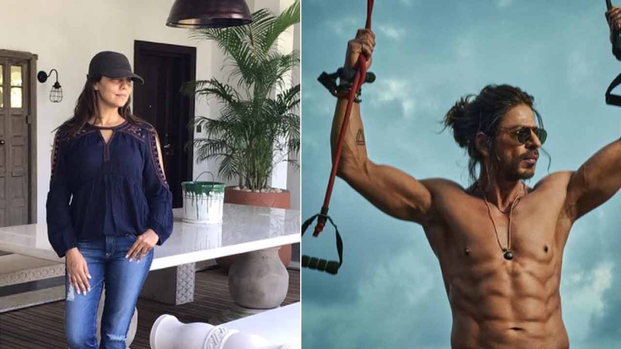 Shah Rukh Khan almost broke the Internet when he shared a picture of himself shirtless flaunting his six-pack abs with the Internet drooling over his fitness and hotness. Suhana Khan, his daughter, was in complete awe and couldn't believe his dad was 56. Now, the Superstar's wife also has reacted to the same. Gauri Khan re-shared the post that was posted by the Superstar on his Instagram account that has been touted to be his look for 'Pathaan'. Read the full story here