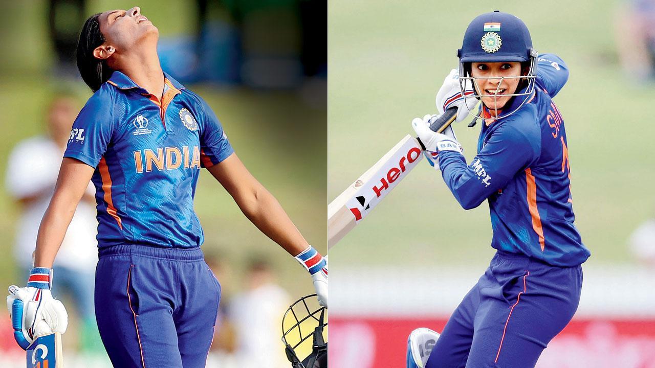 Women's World Cup: Smriti Mandhana, Harmanpreet Kaur twin tons tower over West Indies