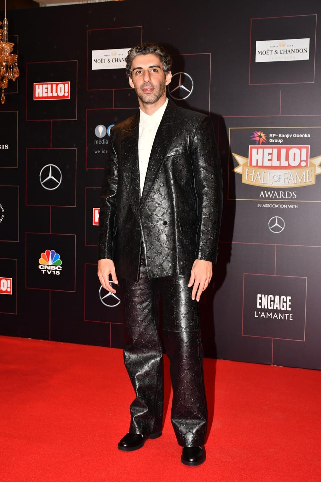 Jim Sarbh's leather suit looked all sorts of fashionable, as he attended the show.