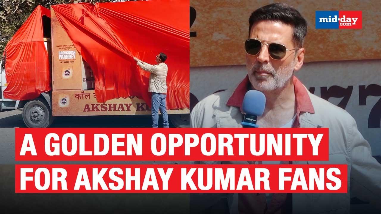 Akshay Flags Off 'Bachchhan Paandey Ki Sawari', Gives Fans A Golden Opportunity