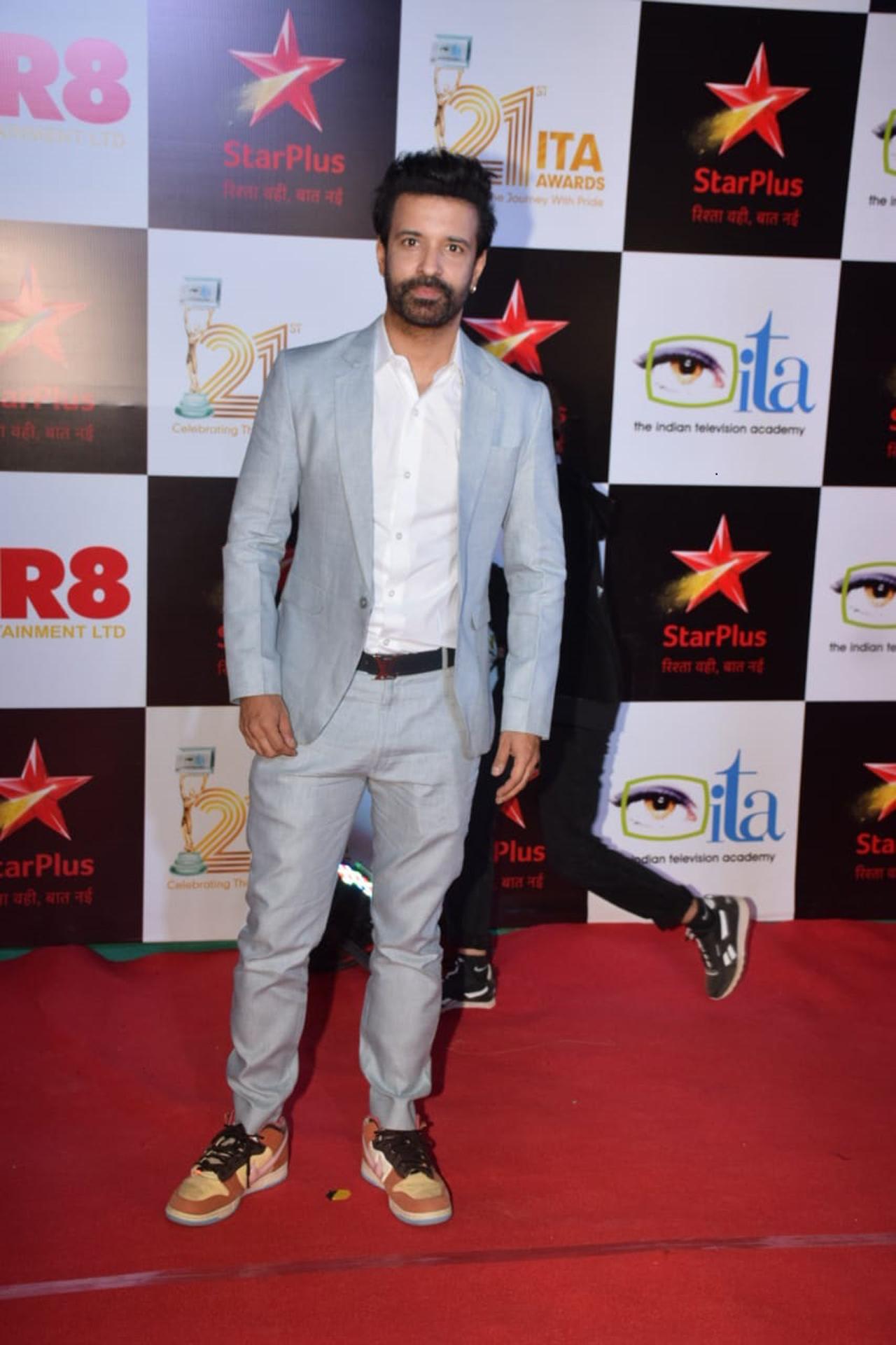 Aamir Ali was also one of the guests who attended 21st Indian Television Academy Awards.