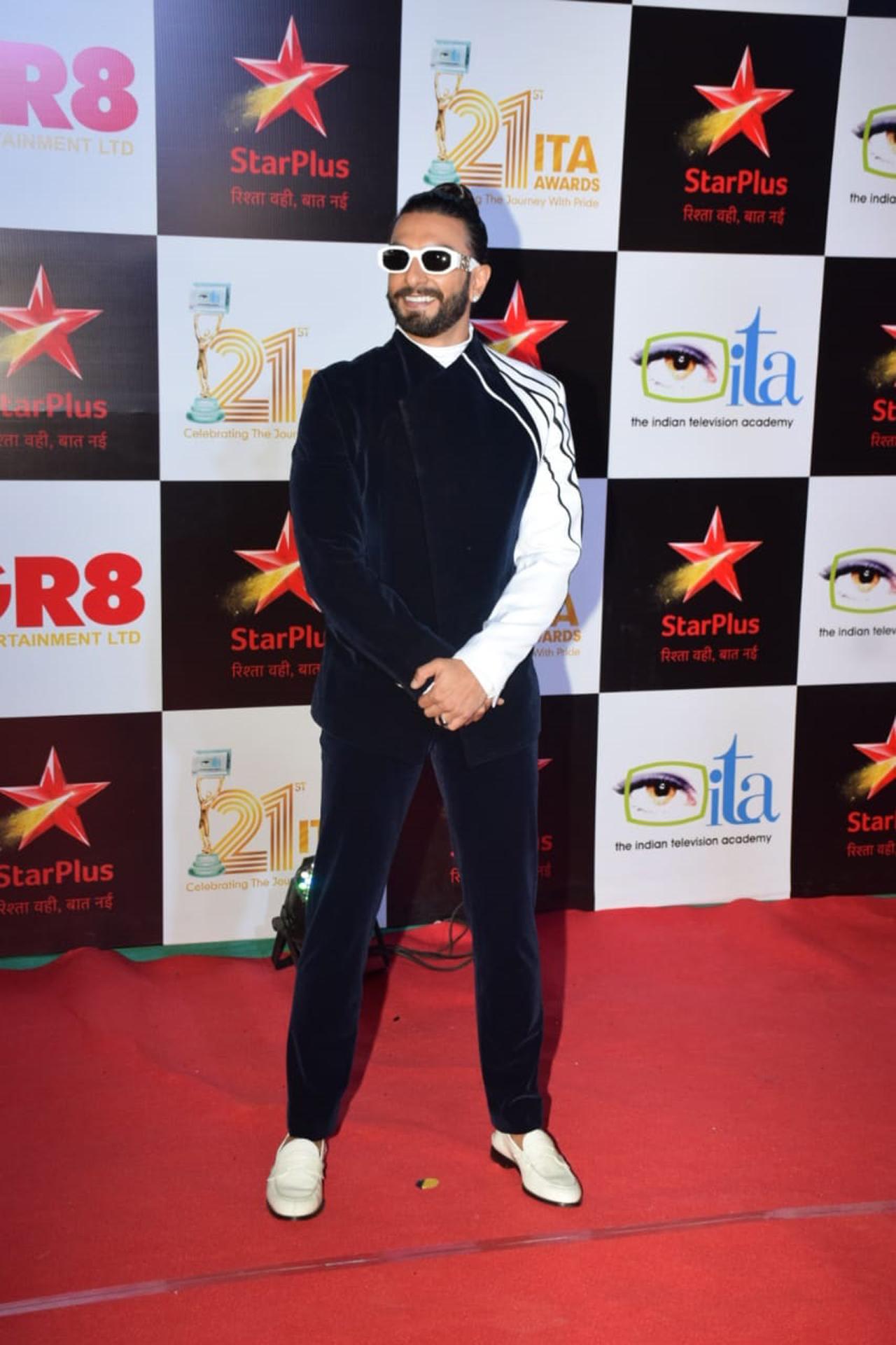 Ranveer Singh walked the red carpet showing off his uber-cool side in a velvet suit. On the professional front, Ranveer will be next seen in Jayeshbhai Jordaar, Cirkus and Rocky Aur Rani Ki Prem Kahani. 