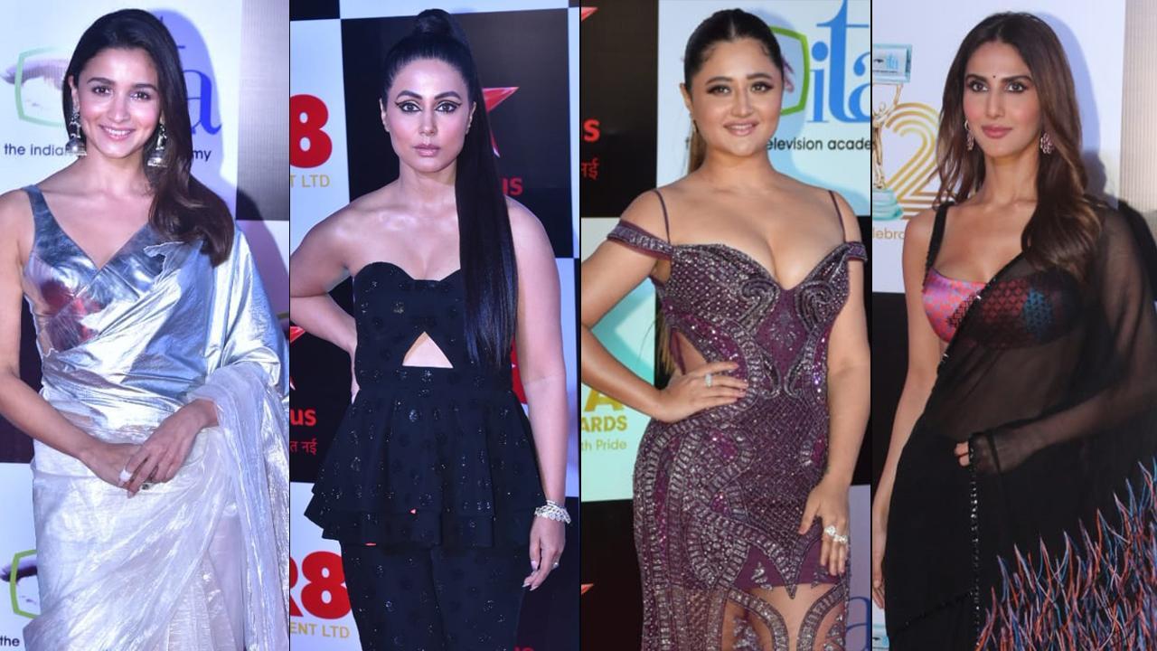 Alia Bhatt, Hina Khan, Rashami Desai, Vaani Kapoor walk the red carpet