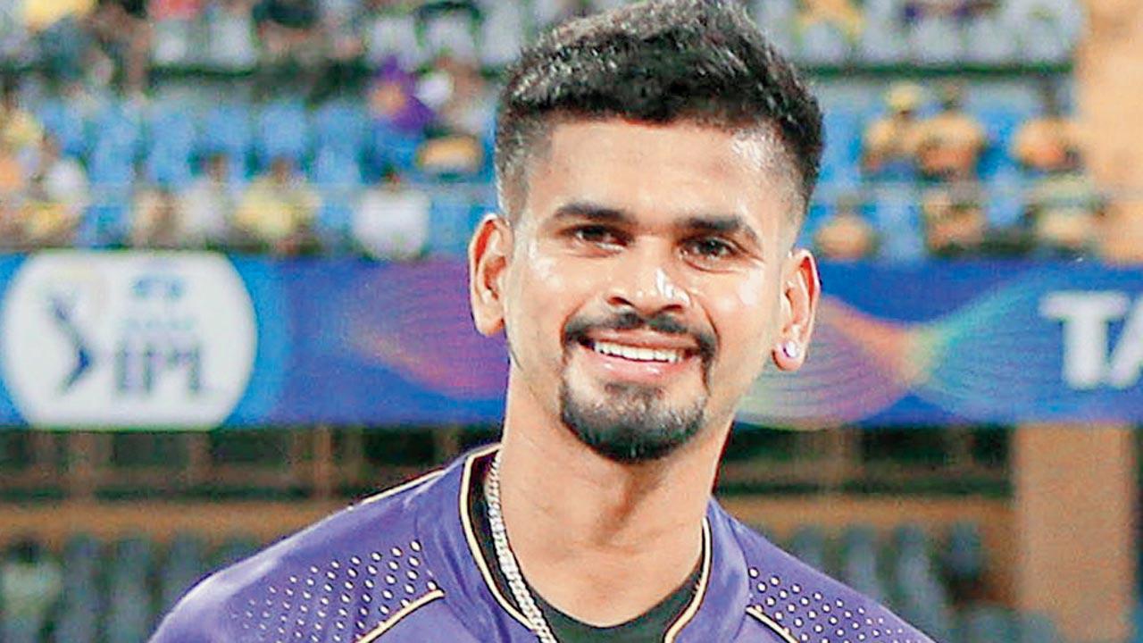 KKR skipper Shreyas Iyer. Pic/PTI