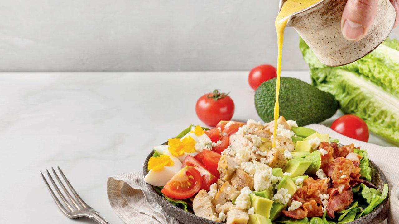 Healthy Indian Cobb salad