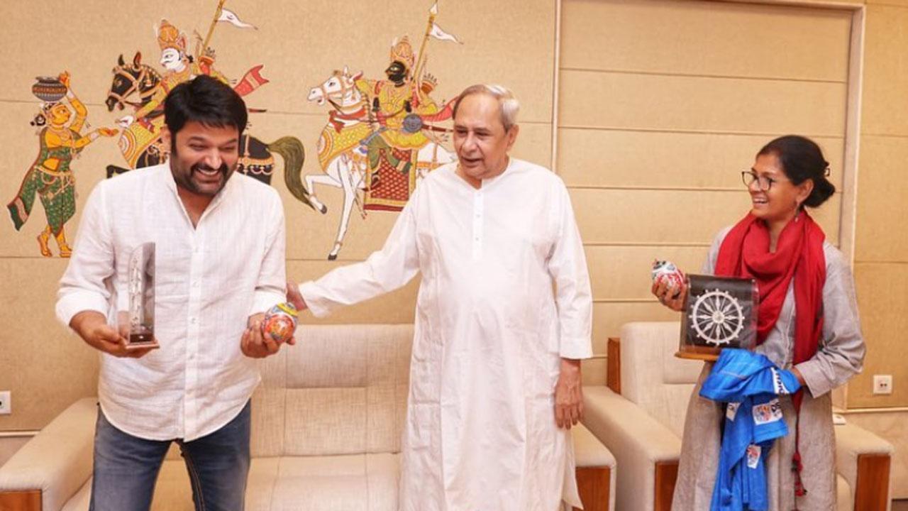 Kapil Sharma meets Odisha CM as he starts shooting for Nandita Das' untitled project
