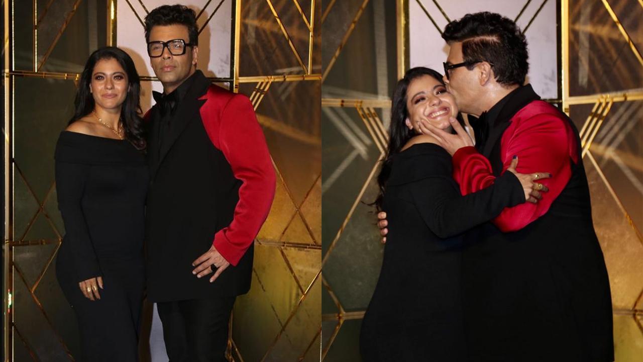 Kajol's recent pictures with close friend Karan Johar is a visual treat for fans