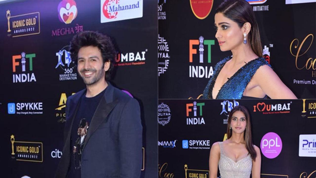 Iconic Gold Awards 2022: Kartik Aaryan, Shamita Shetty, Vaani Kapoor dazzle at the red carpet