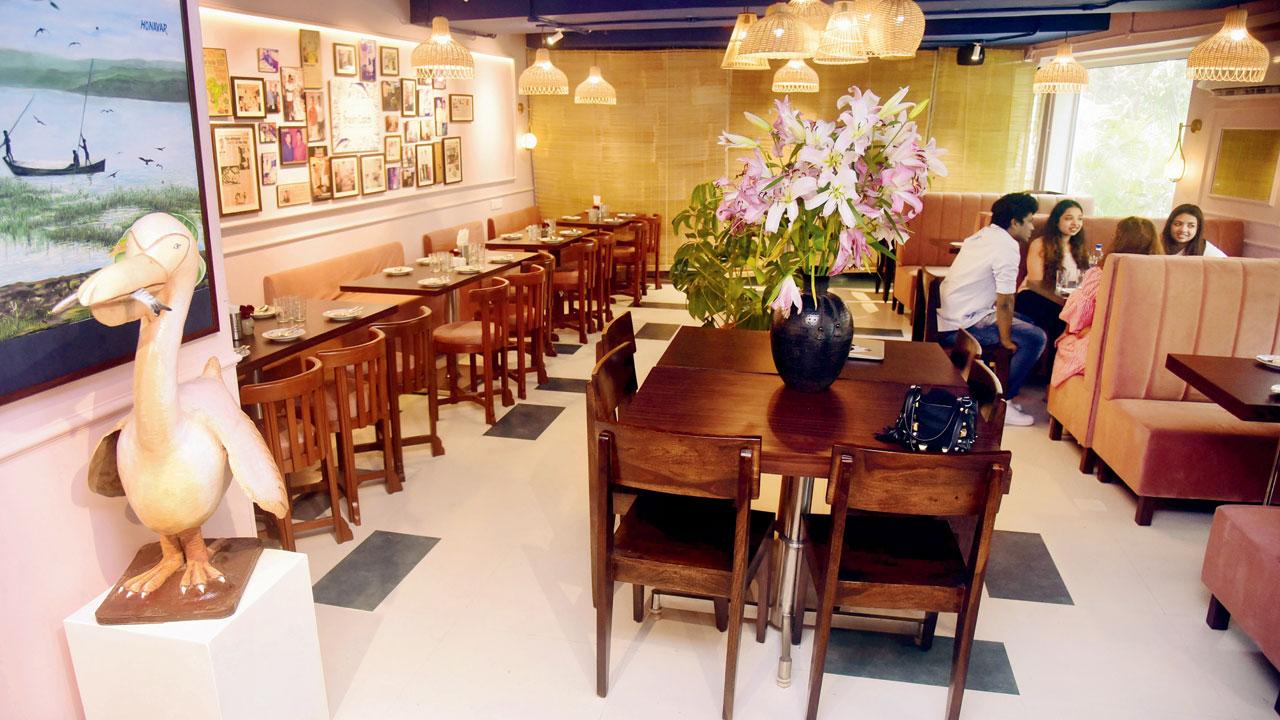 The interiors at Bandra