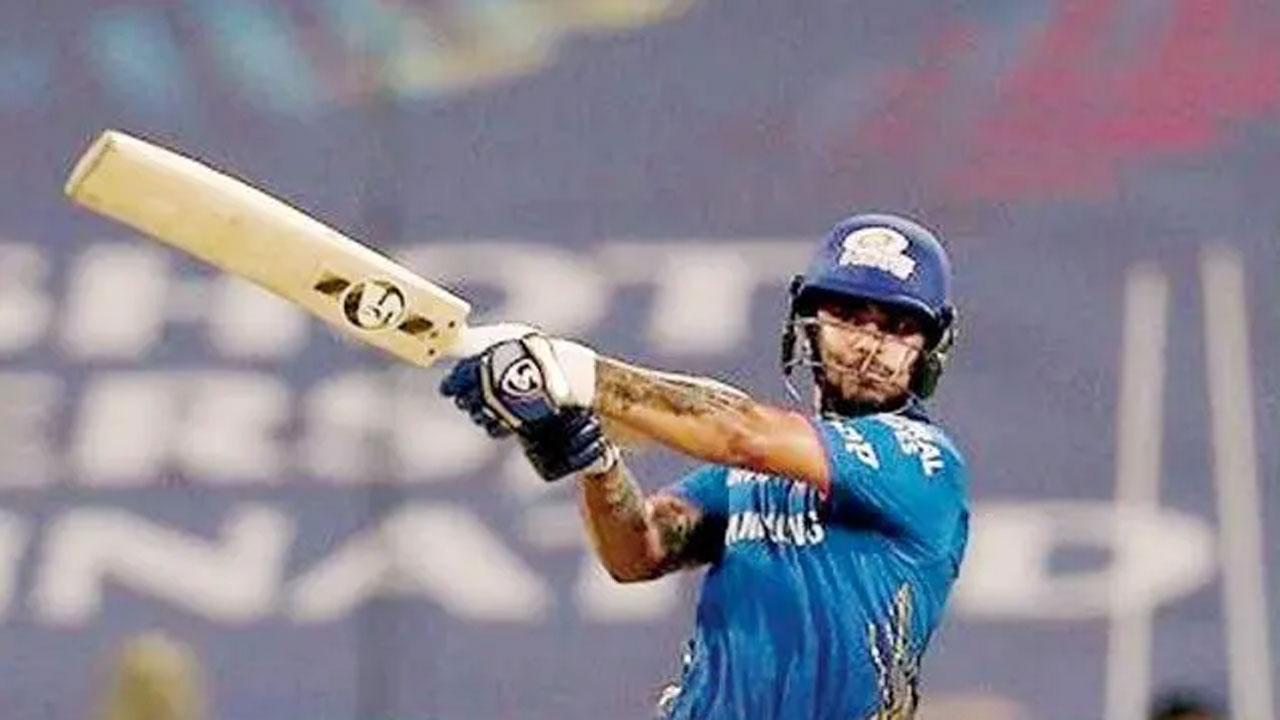 IPL 2022: Unbeaten 81 from Ishan Kishan propel Mumbai Indians to 177/5 against Delhi Capitals