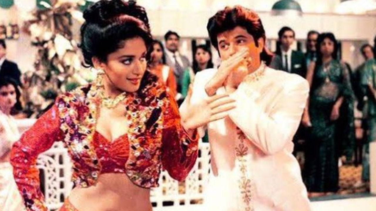 Throwback Thursday: Madhuri Dixit shares unseen moments with Anil Kapoor as Kishen Kanhaiya completes 32 years