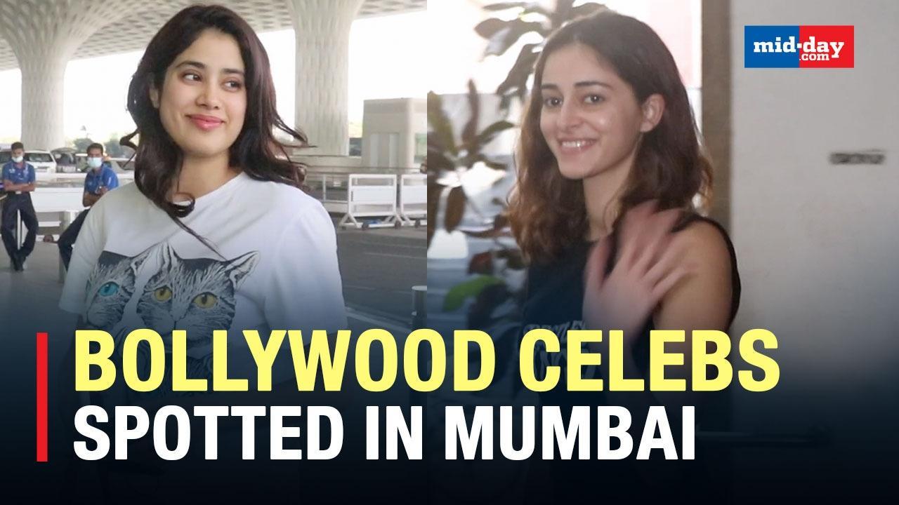 Janhvi Kapoor, Ananya Panday and Other B-town Celebs Spotted In Mumbai