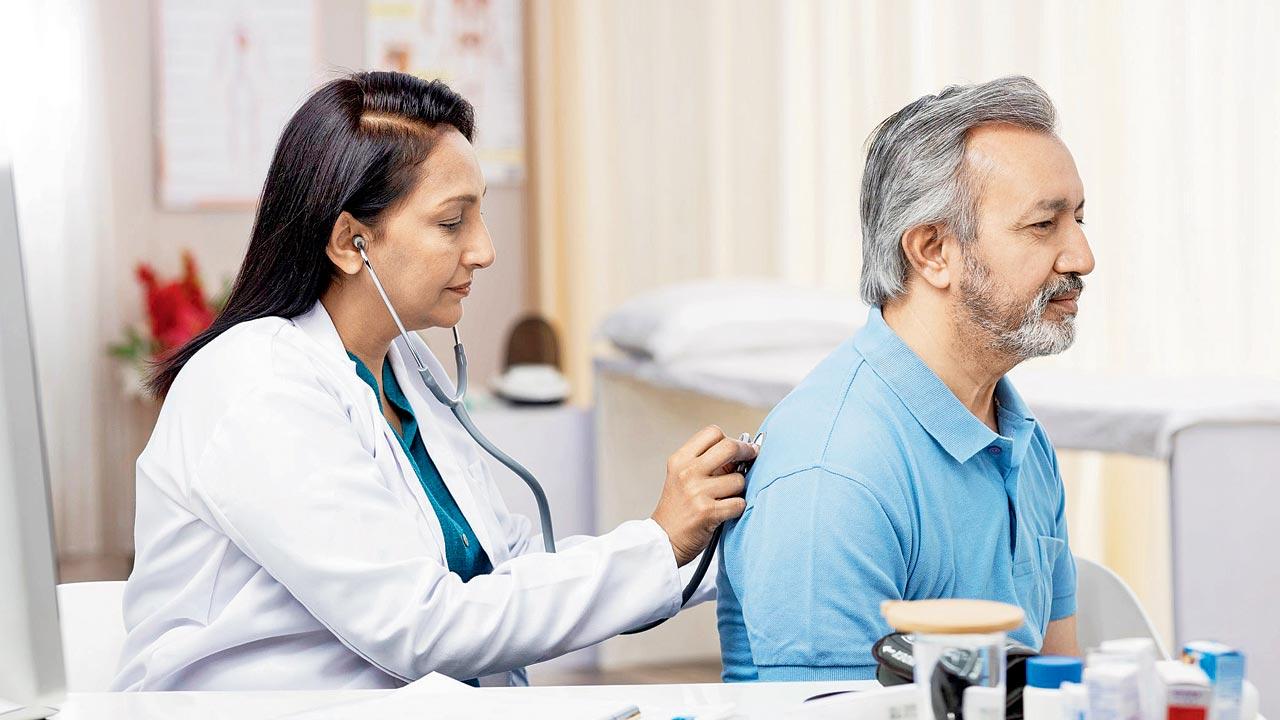 In Ukraine students said they dealt with operations, treatments and diagnosed patients every day. File pic