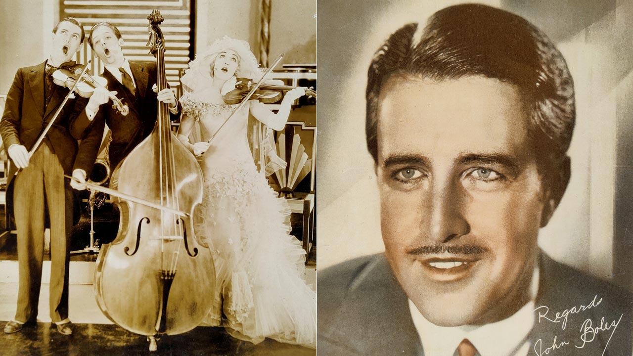 MGM Studios virtuosos Edward Nugent, Douglas Fairbanks, Jr and Josephine Dunn; autographed poster of actor John Boles  