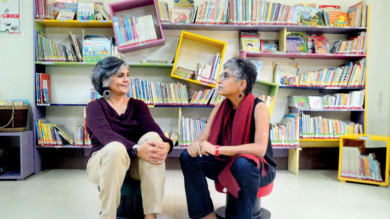 At MCubed Library in Bandra, co-founded by Kamat. Pics/Sameer Markande