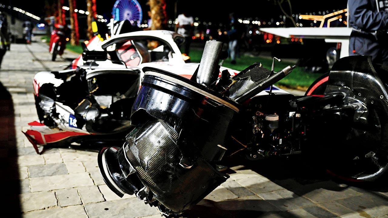 Mick Schumacher is fine after horrific crash