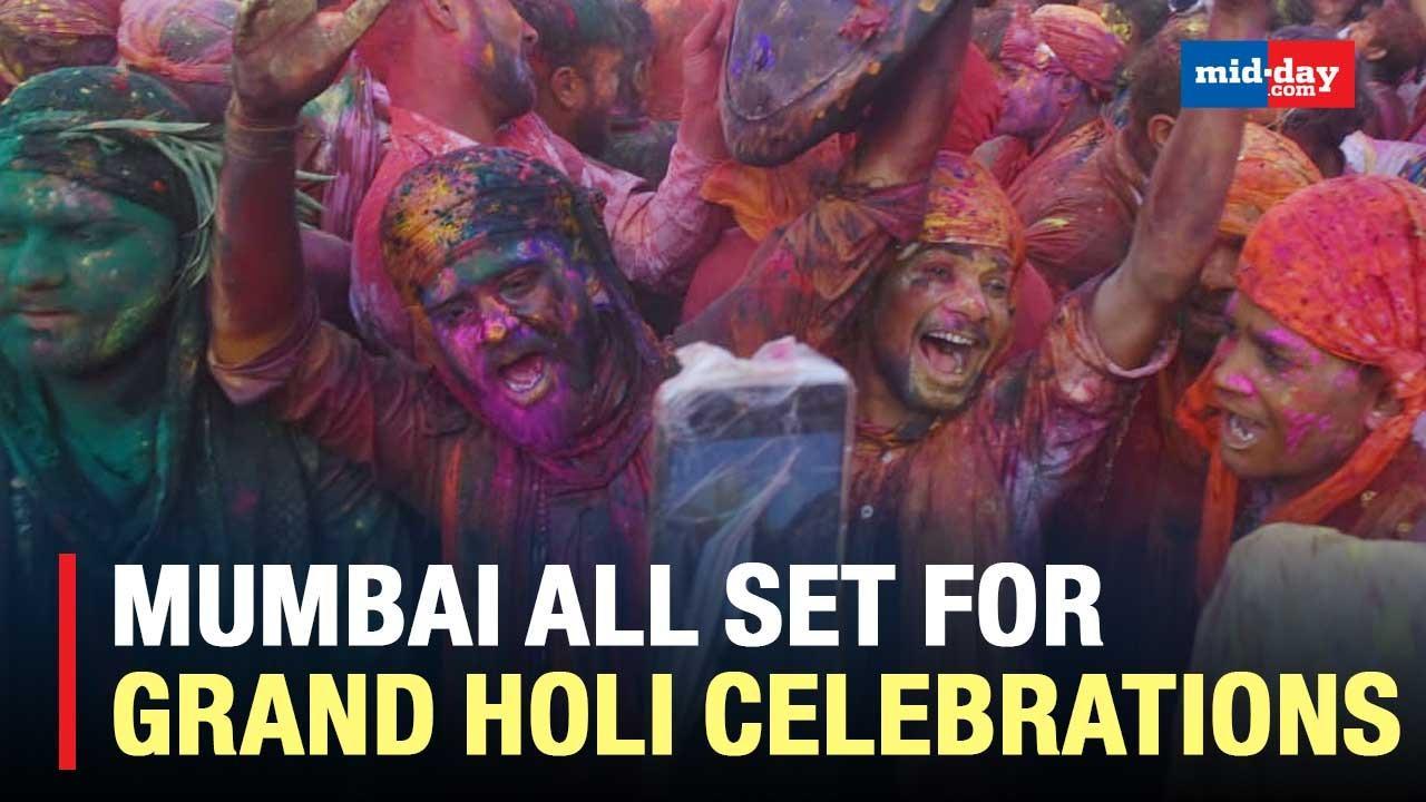 Mumbaikars Excited For Holi Celebrations, Vendors Disappointed On Low Turnout