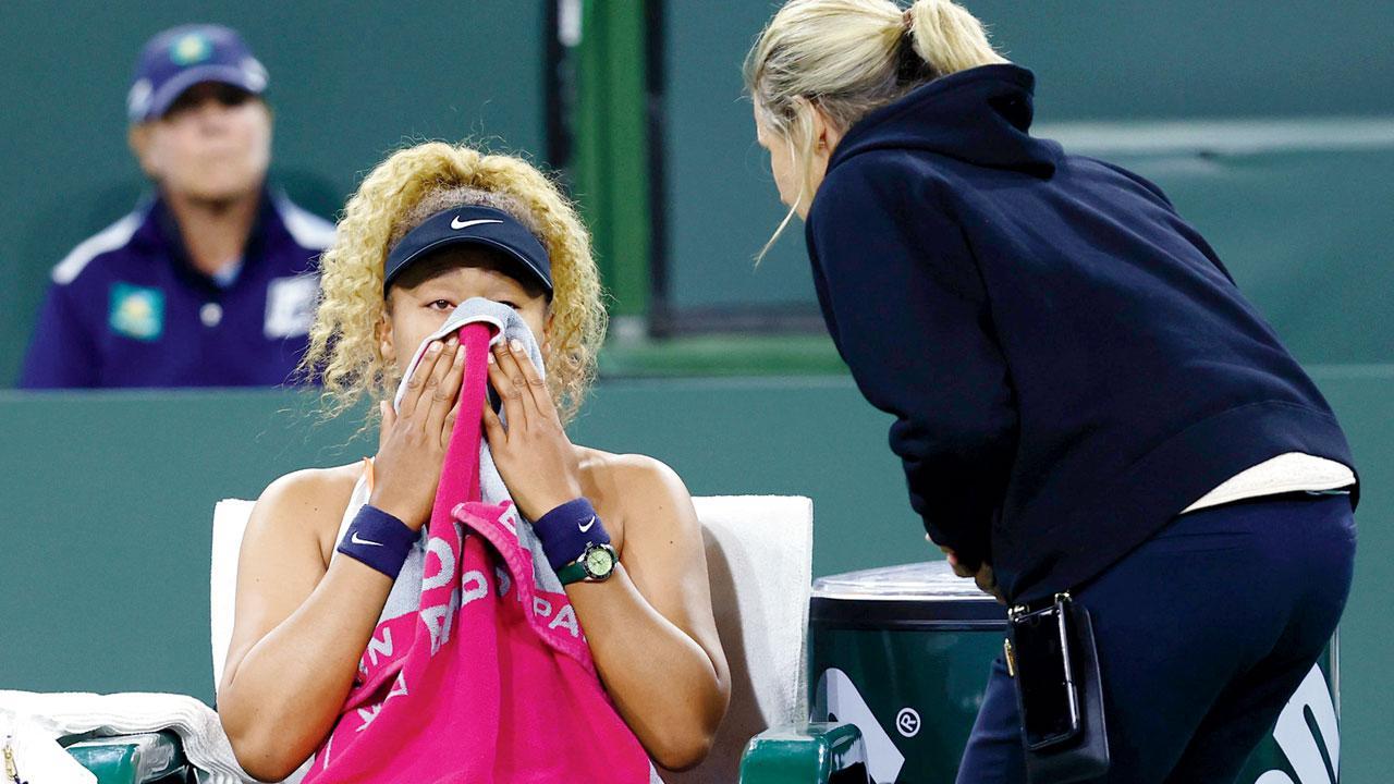 Heckler in crowd reduces Naomi Osaka to tears