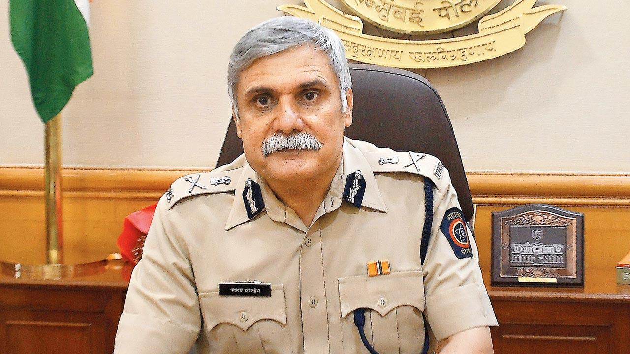 Mumbai Police Commissioner Sanjay Pandey. File pic