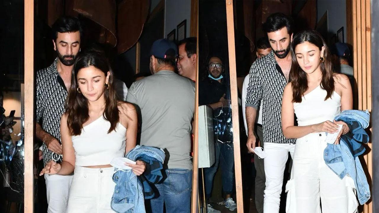 
Alia Bhatt who is riding high on the success of Gangubai Kathiawadi was seen celebrating her special moment with her beau Ranbir Kapoor. The couple were up and about in the city last night. Click here to see full gallery

