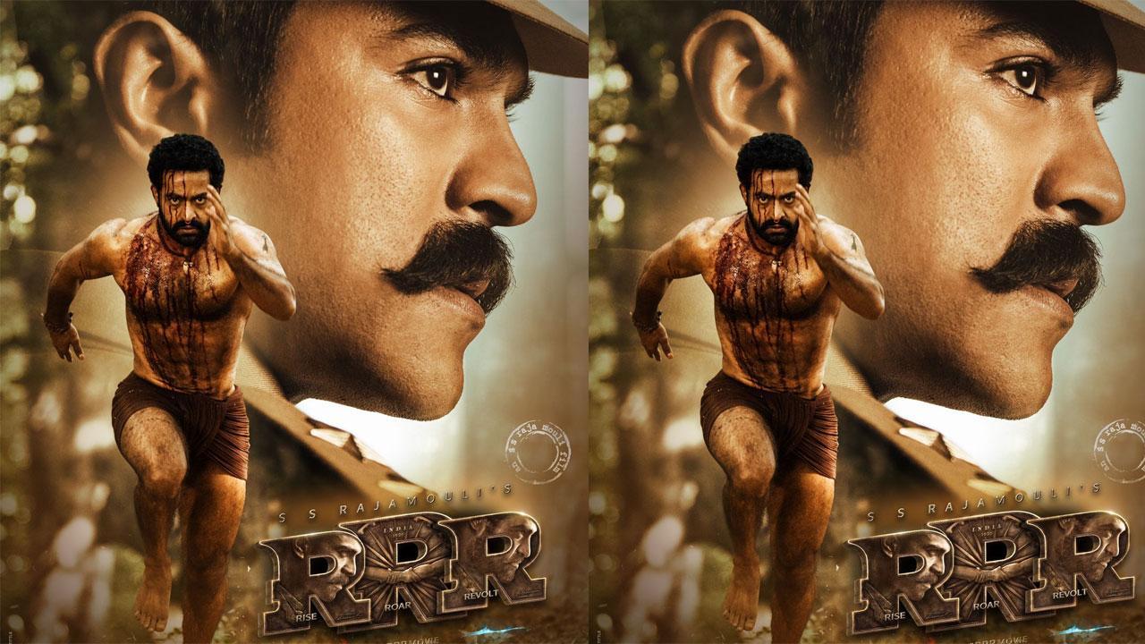 Ram Charan and Junior NTR look fierce in new poster of 'RRR'
