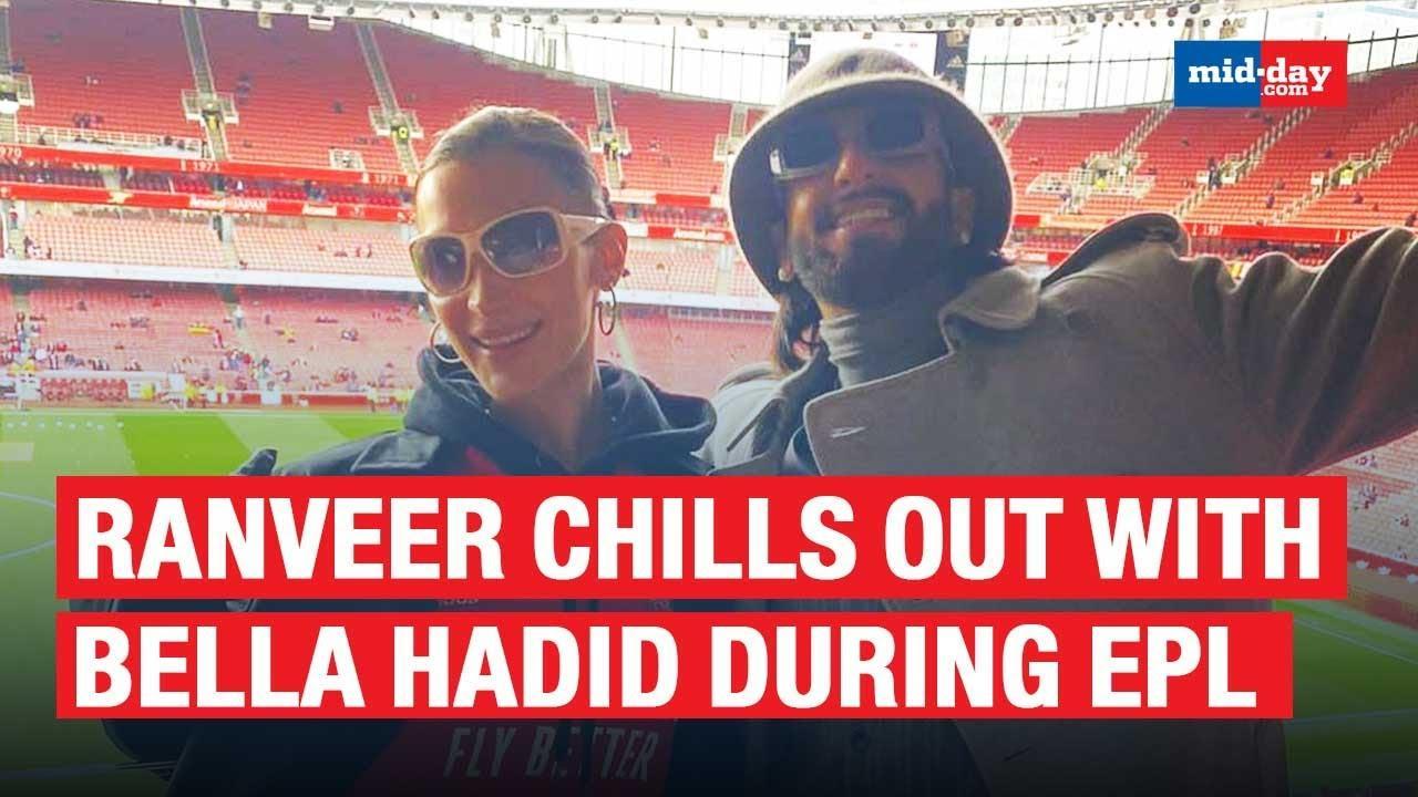 Ranveer Singh Was Having A Gala Time With Supermodel Bella Hadid At EPL