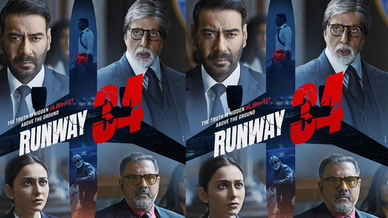 Ajay Devgn shares new poster of his directorial 'Runway 34'; teaser out tomorrow