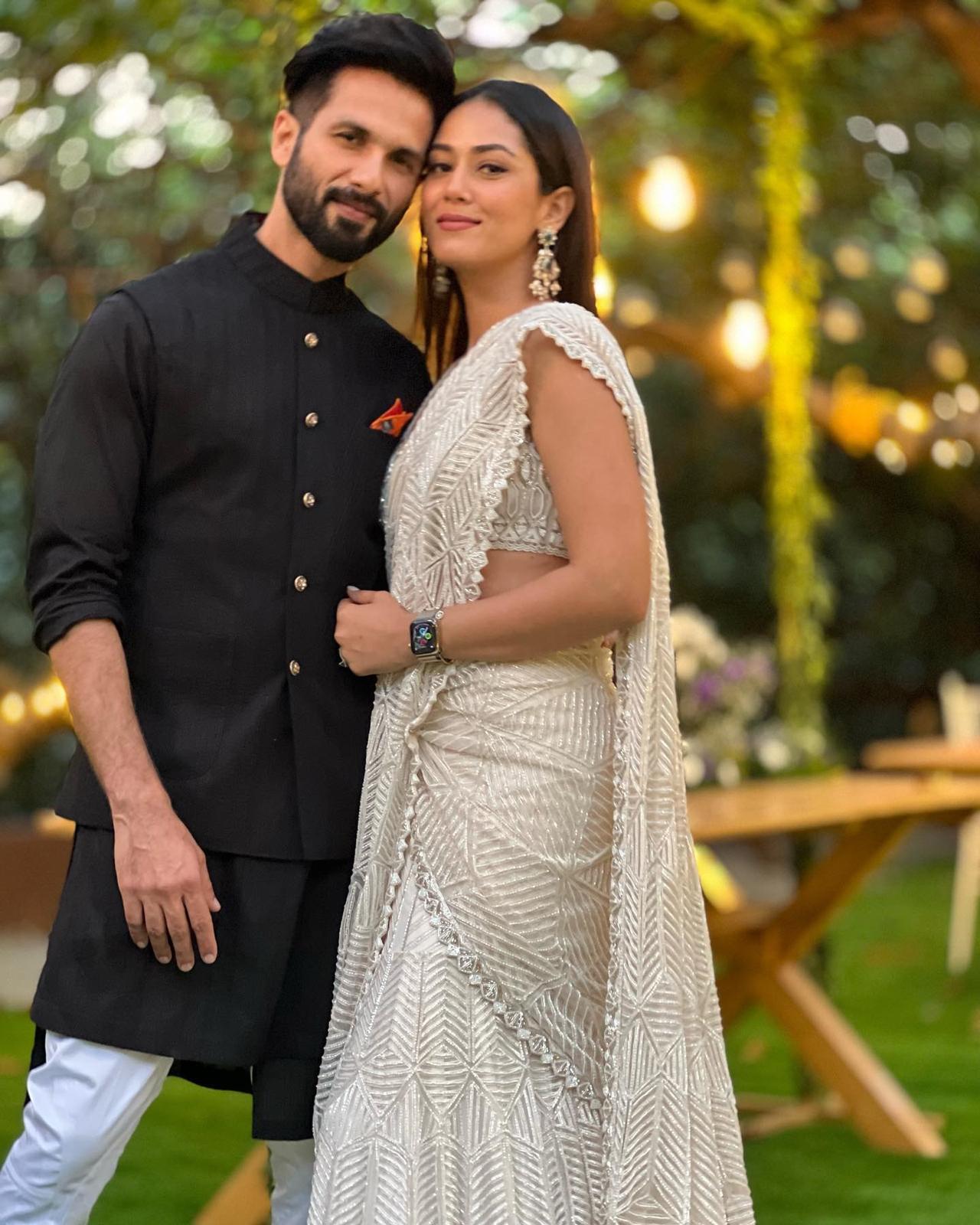 Meanwhile, Shahid Kapoor's wife Mira Rajput also shared a glimpse from the wedding ceremony. While Shahid wore a black indo-western with white churidar, Mira was a vision to behold in a textured white saree.
