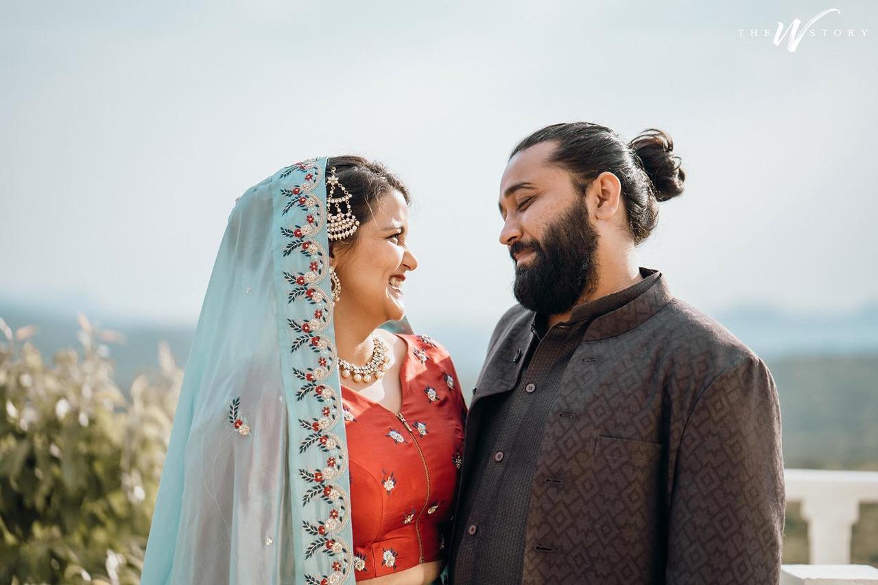 Veteran stars Pankaj Kapur and Supriya Pathak's daughter Sanah was gleaming with happiness at her wedding ceremony on Wednesday. Shahid's sister, who featured alongside him in 'Shaandaar', tied the knot today with versatile actors Manoj Pahwa-Seema Pahwa's son Mayank in Mahabaleshwar.