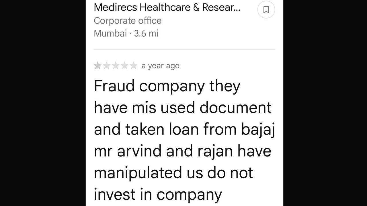  Screen shot of a duped person’s rant against Merdirecs on the internet