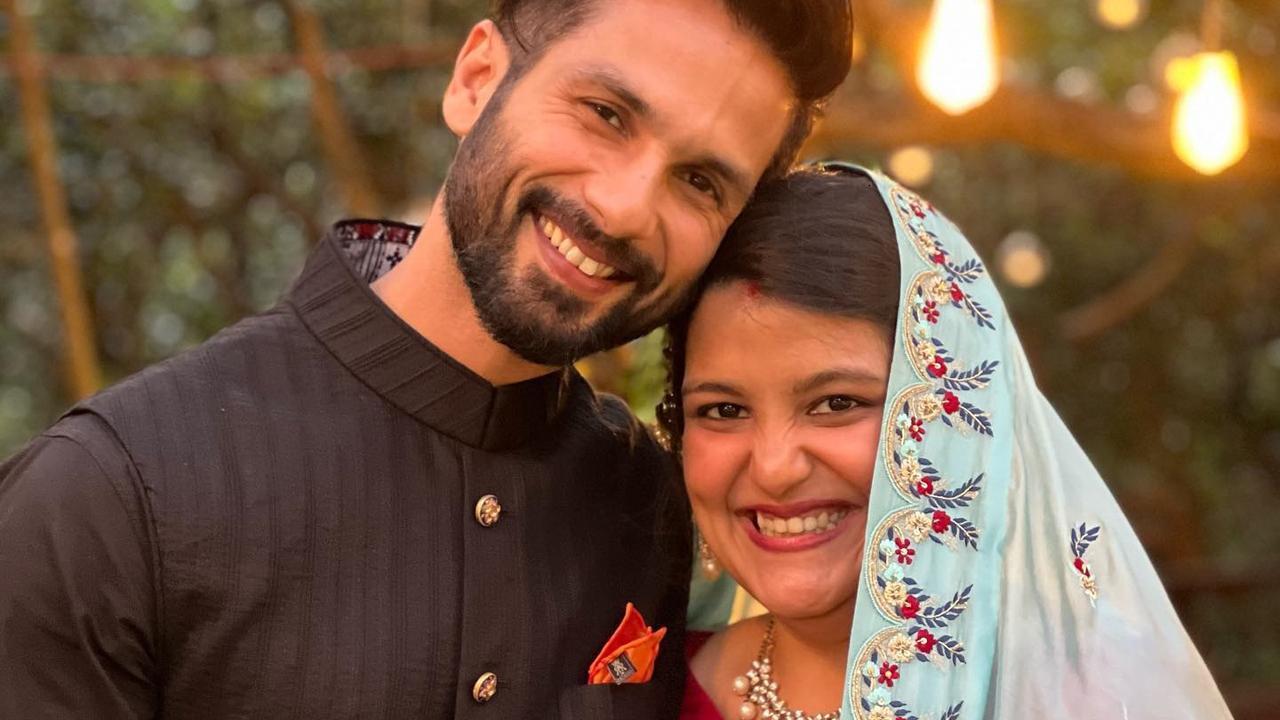Little bitto is now a bride: Shahid Kapoor pens emotional note for sister Sanah