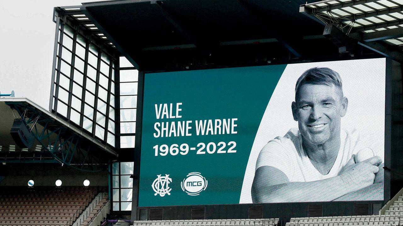 No foul play: Shane Warne died of natural causes, reveals autopsy The Melbourne Cricket Ground pays tribute to Shane Warne on Saturday. Pic/Getty Images