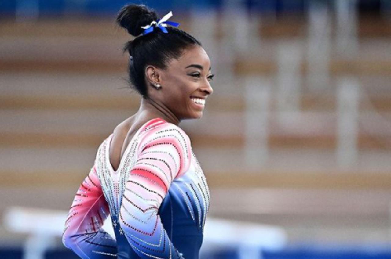Simone Biles was also part of the gymnast American team to win gold at the World Artistic Gymnastics Championships in 2014, 2015, 2018, and 2019.