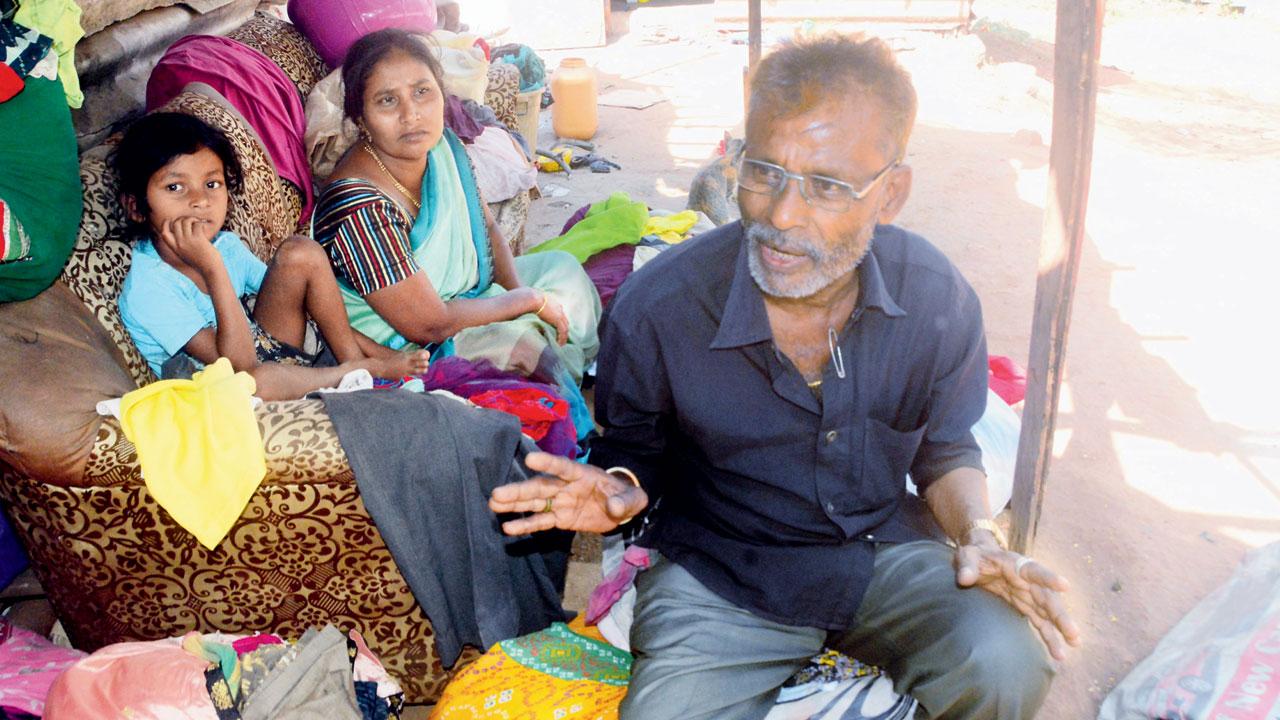 Chhaban Jai Singh Shinde, who hails from the Nathpanthi Davri Gosavi community, says there are only six toilets for 350 people who live in their basti near Shiv Mandir Road in Ambernath’s Prakash Nagar