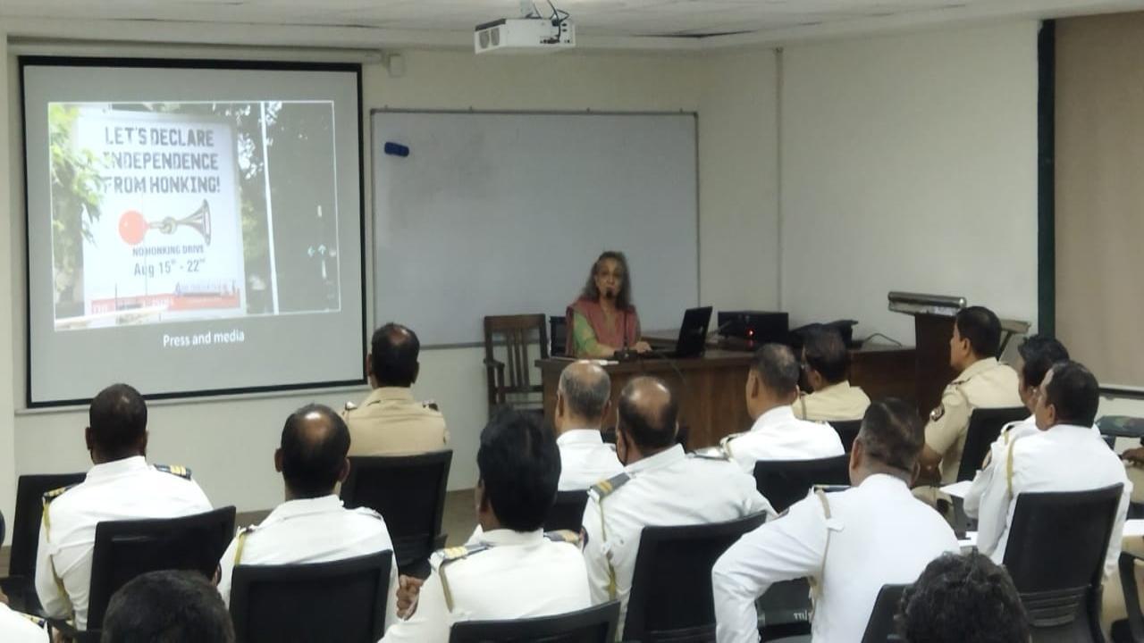 Mumbai Traffic Police constables undergo training session