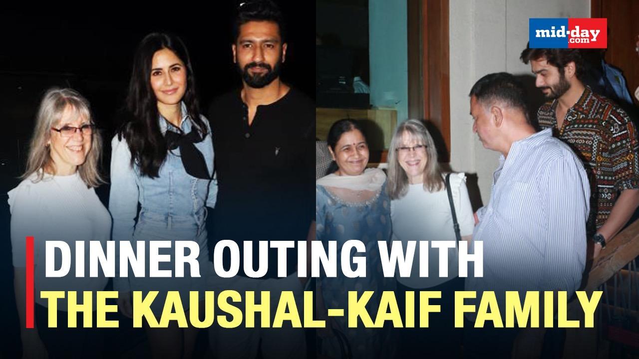 Vicky Kaushal And Katrina Kaif Arrive For Dinner With Their Respective Families