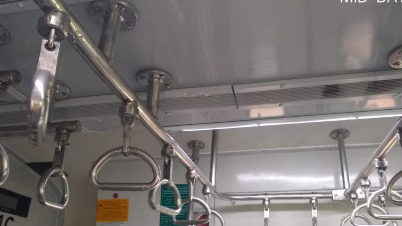 Mumbai: Newly launched AC local train suffers water leakage, Central Railways to inspect