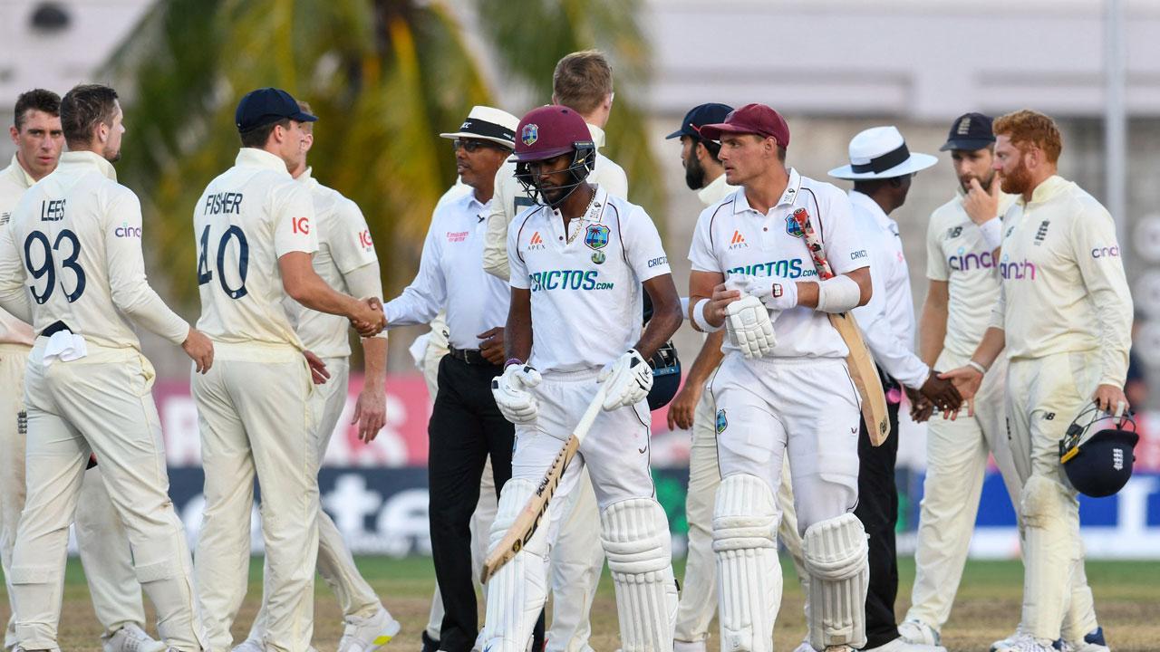 West Indies and England draw another Test