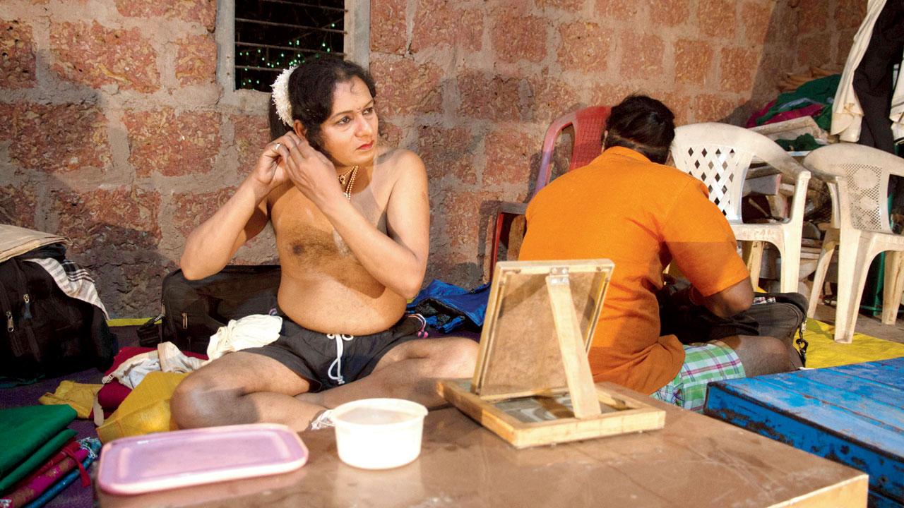 Omprakash Chavan has played over 200 female characters in his stage career
