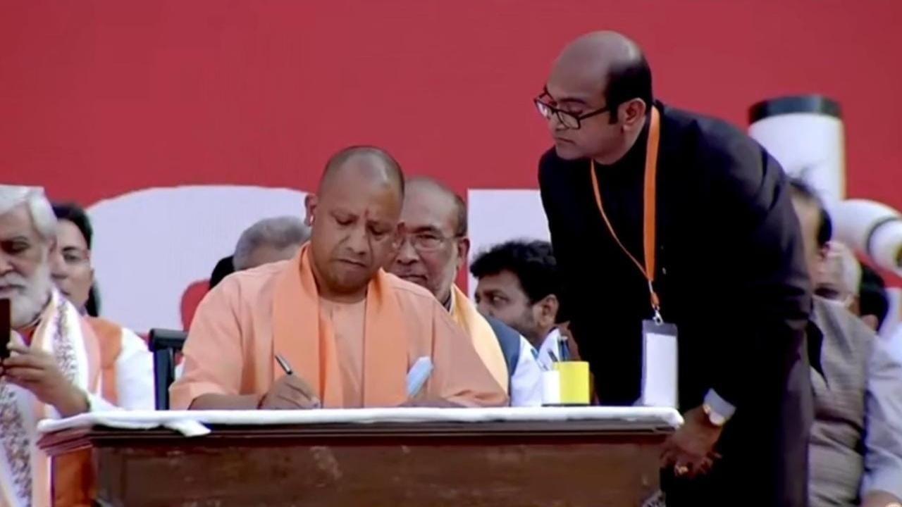 UP CM Yogi Adityanath's first cabinet meeting extends free ration scheme by another three months