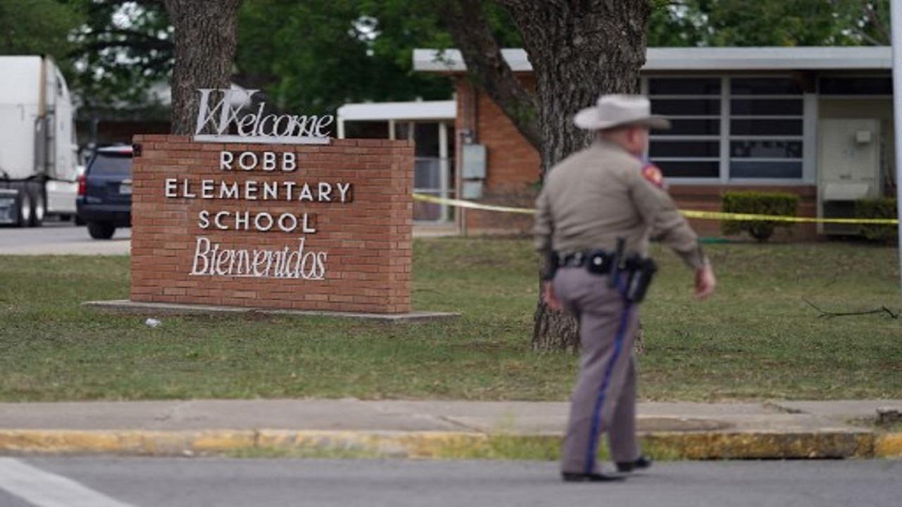 Gunshots rang out of Robb Elementary School in Uvalde town, Texas, 134 km from San Antonio, at about 11.30 am on May 24. Pic/AFP