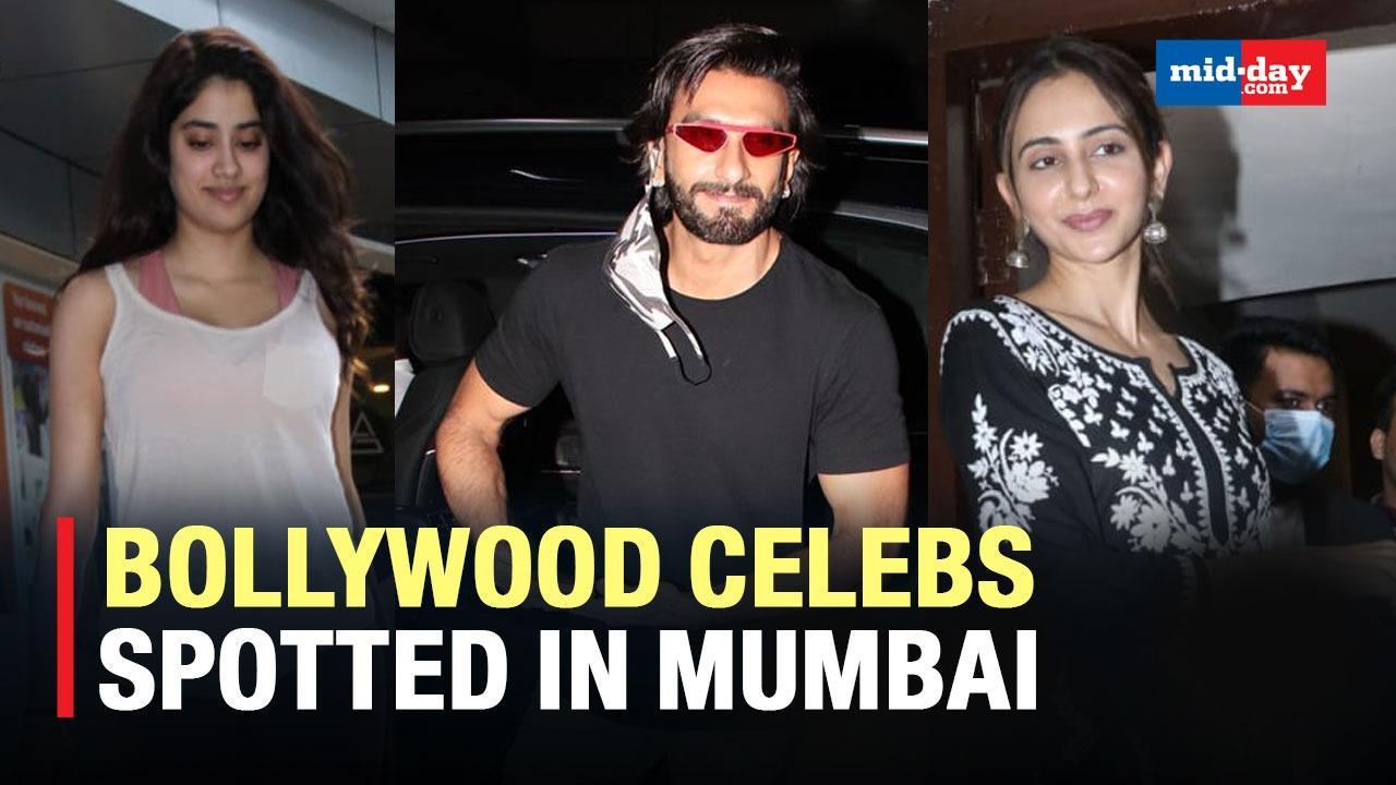 Ranveer Singh, Rakul Preet Singh  & Other B-Town Celebs Spotted In Mumbai