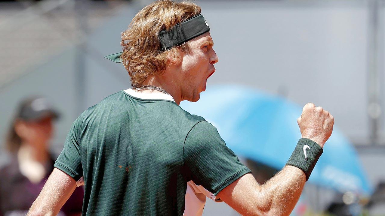 Russia’s Andrey Rublev