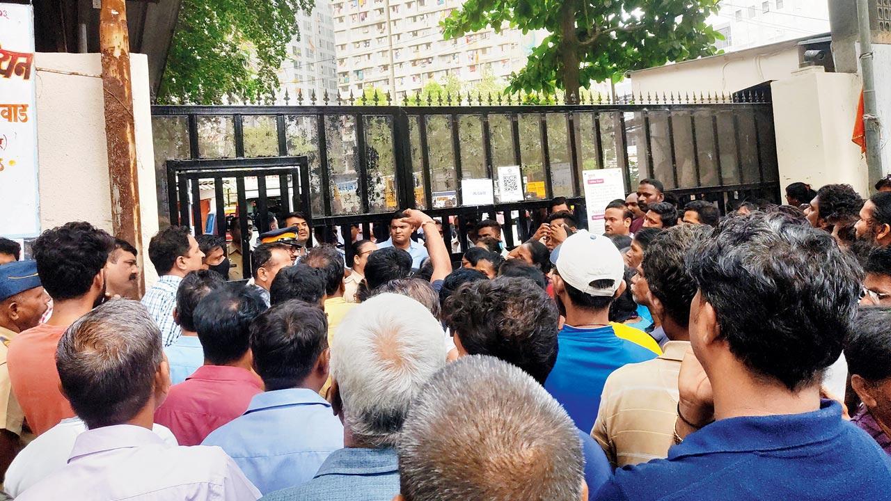 Mumbai: Angry residents of Siddharth Colony storm Adani power plant, hold 100 employees hostage