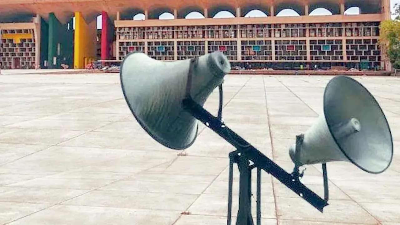 Jammu: Govt college students recite Hanuman Chalisa in protest against mosque loudspeaker