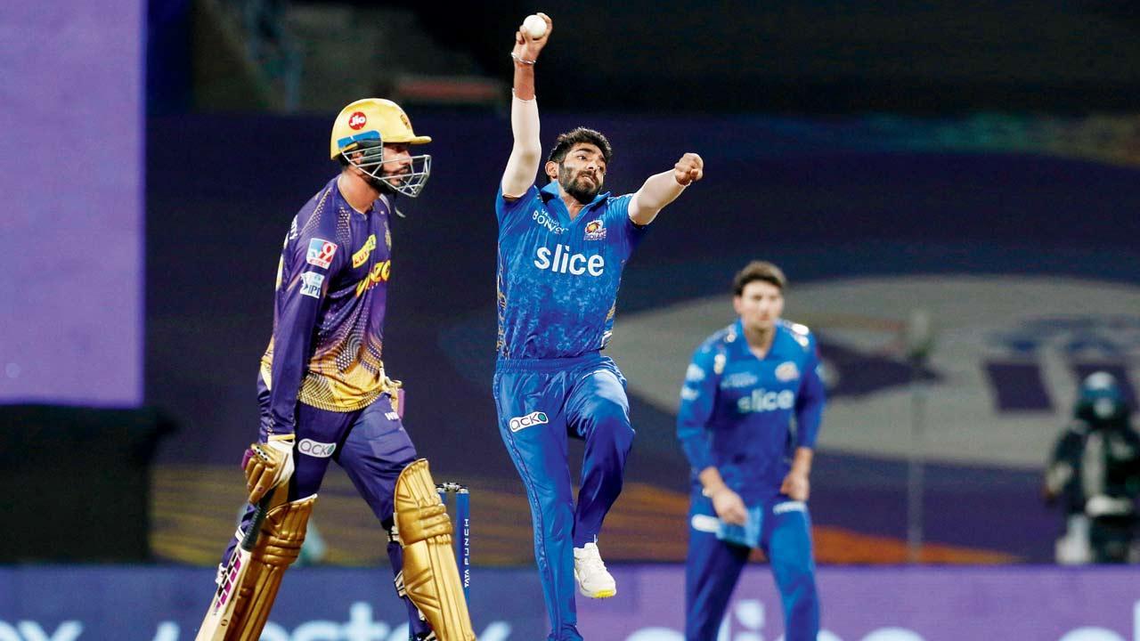 Bumrah’s 5-10 for MI hits Kolkata Knight Riders hard