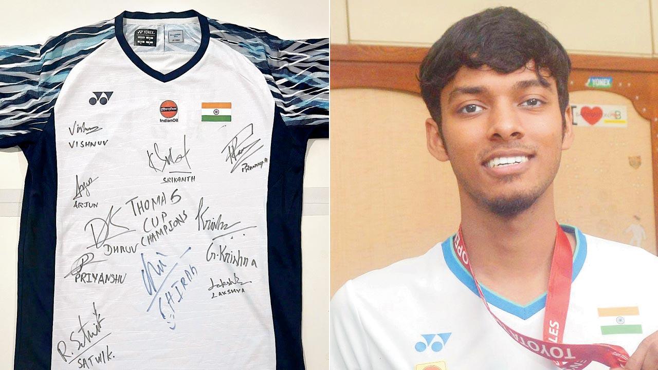Shetty donates Thomas Cup-winning T-shirt for underprivileged children