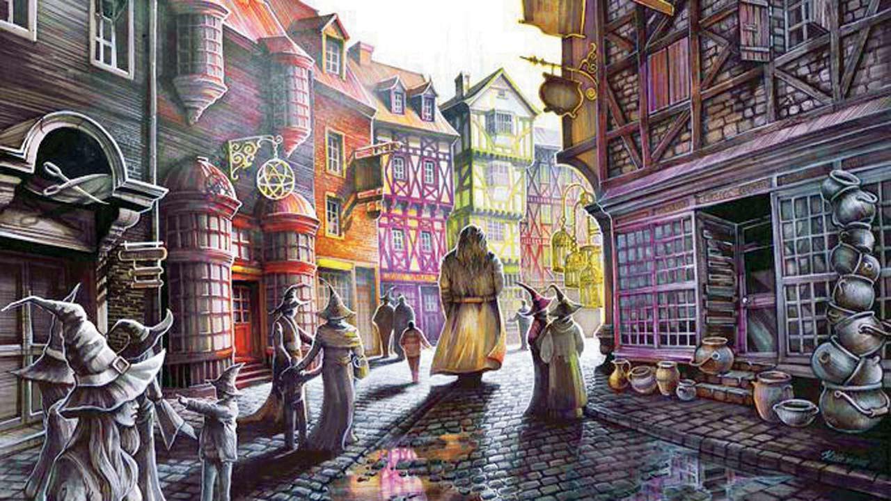 Arty spell for Potterheads
