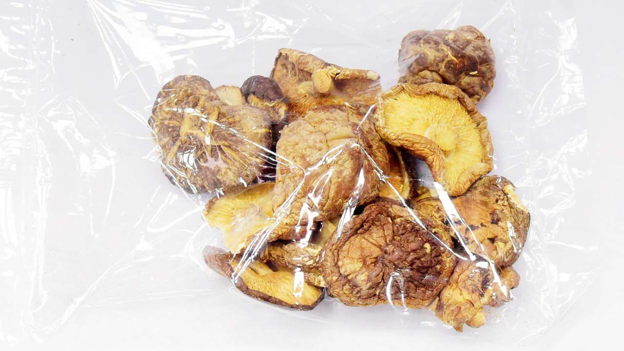 Dried shitake mushrooms